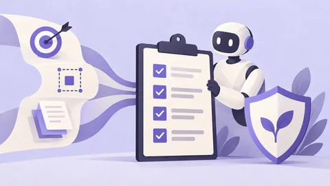 Conceptual illustration: AI UX Checklist for Designing Safer AI Products