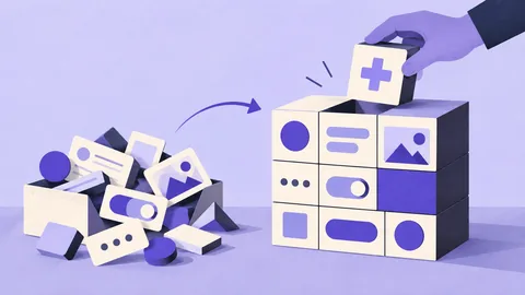 Conceptual illustration: Building a Design System From Zero in 8 Weeks