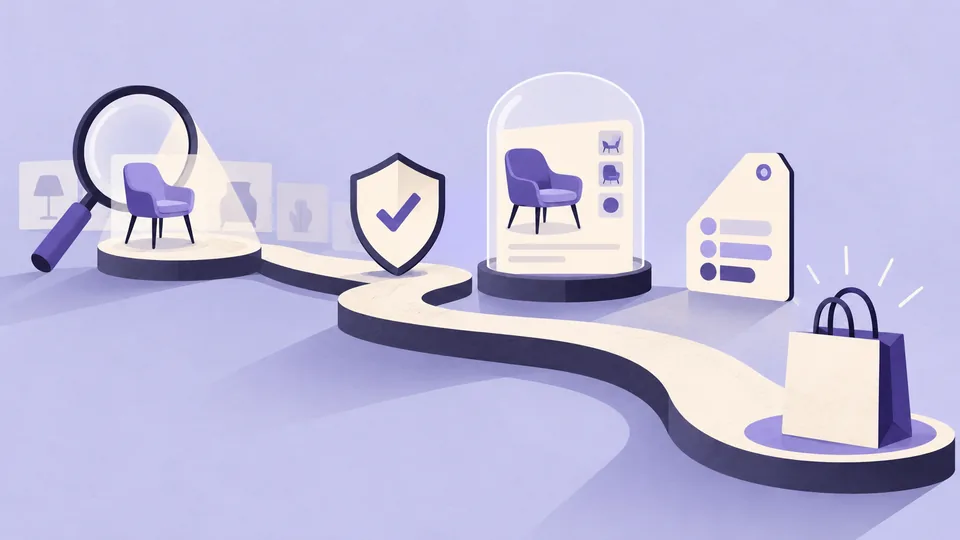 Conceptual illustration of eCommerce UX Consultant