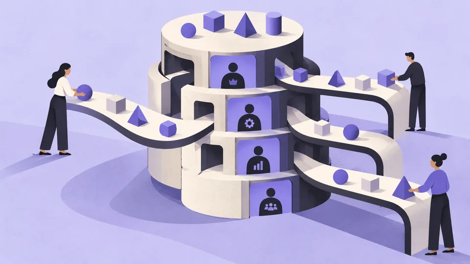 Conceptual illustration of Enterprise UX Design