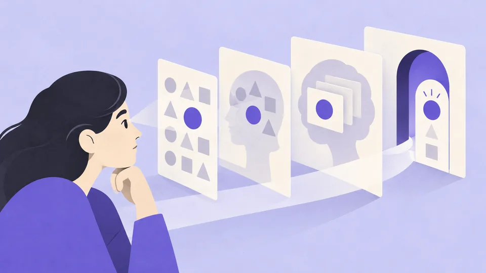 Conceptual illustration: Gestalt Principles in UX Design: With Real Product Examples