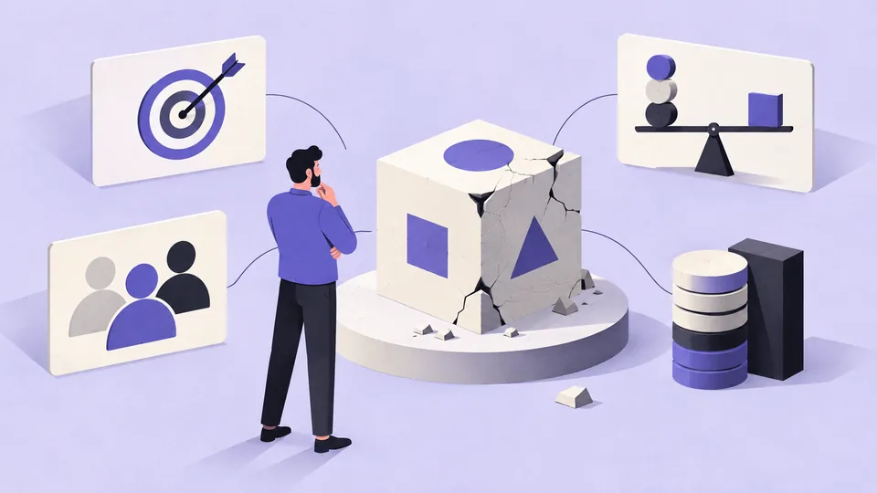 Conceptual illustration: How to Know If Your Product Needs a Redesign