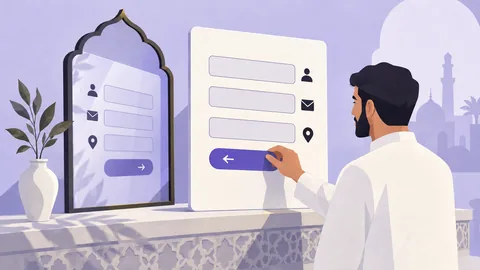 Conceptual illustration: RTL Forms: How to Design Forms for Arabic Users