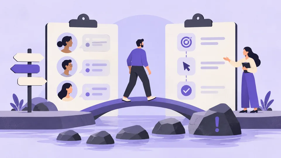 Conceptual illustration: User Testing vs Usability Testing