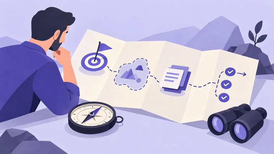 Conceptual illustration of UX / Product Audit