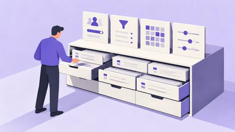 Conceptual illustration: UX for Data-Heavy Applications: Tables, Filters and Dense Interfaces