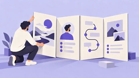 Conceptual illustration: UX Portfolio Case Study: Structure + Example