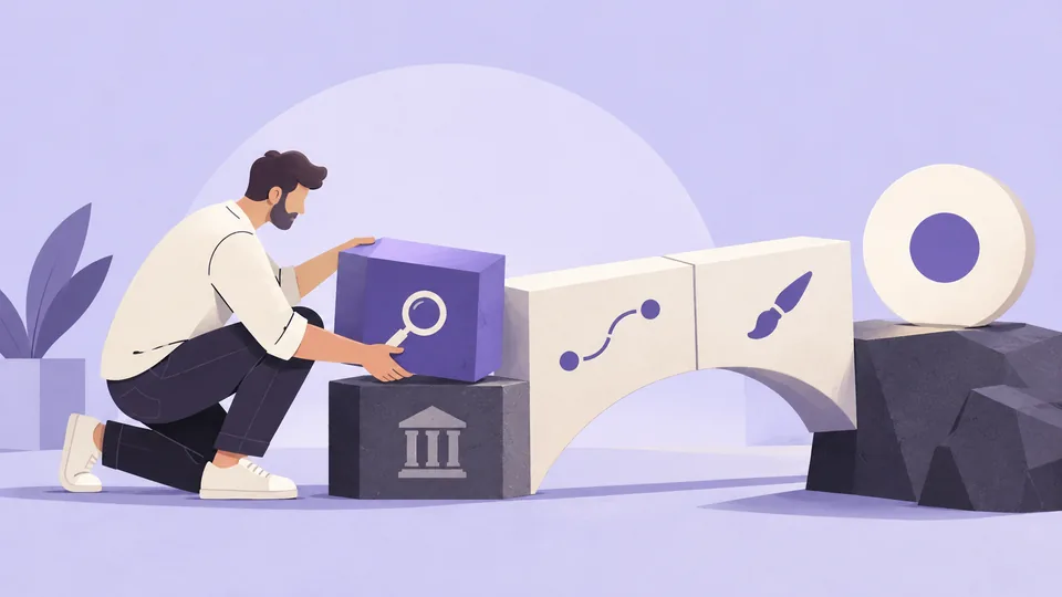 Conceptual illustration: What Does a Product Designer Actually Do?