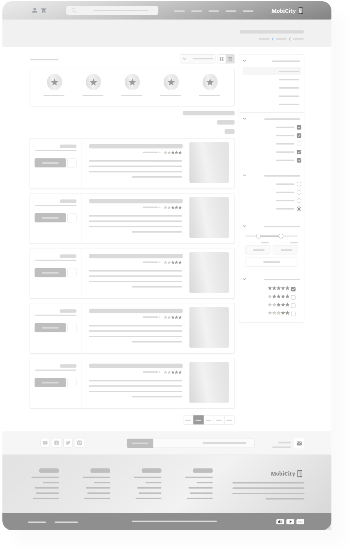 Wireframe — Cart